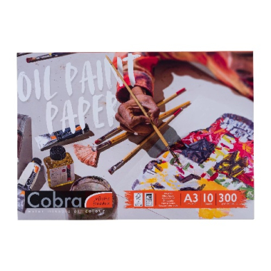 Cobra Oil Painting Paper 11.7" x 16.5" A3(10 sheets, 140lb)   93050001