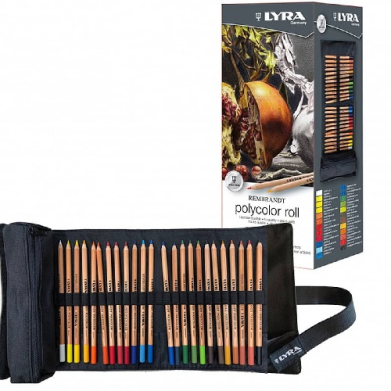 Lyra Rembrandt Polycolor Pencils Roll 24 Pcs   LYL2004240