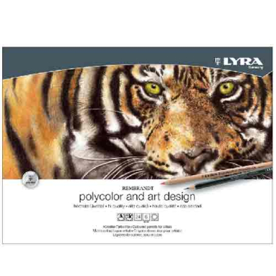 Lyra Rembrandt Poly+Art Design Pencils Wooden Box 30 Pcs LYL2004002
