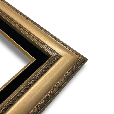 Closeout Tuscan Gold Gold with Black Liner - 4"x5"