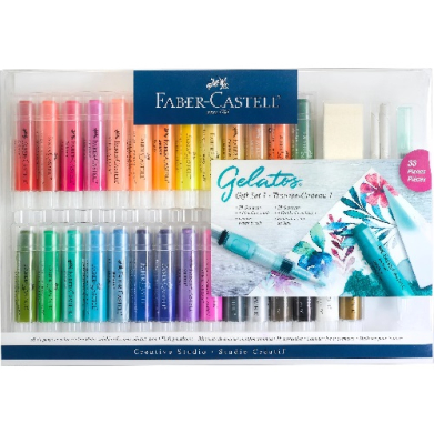 Faber Castell Creative Studio Gelatos Gift Set #1- 34ct  FC770161
