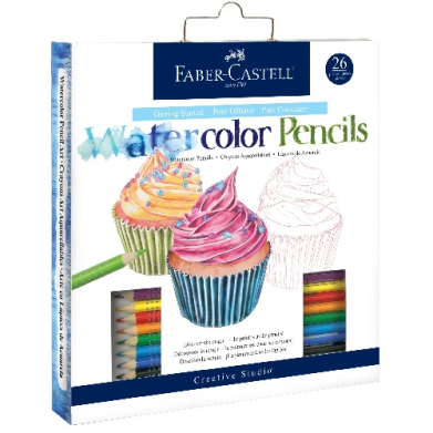 Faber Castell Creative Studio Getting Started Watercolor Pencils Art Set  FC800094T
