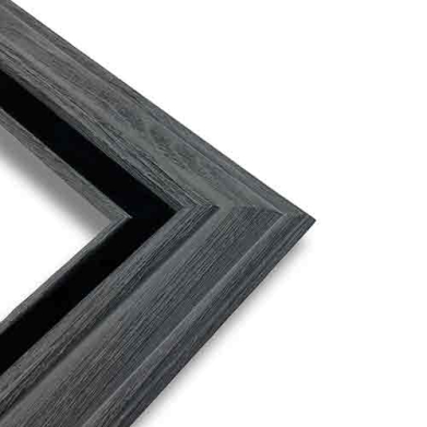 Econo Frame Tuscan Drift Grey with Black Velvet Liner - 20" x 24"