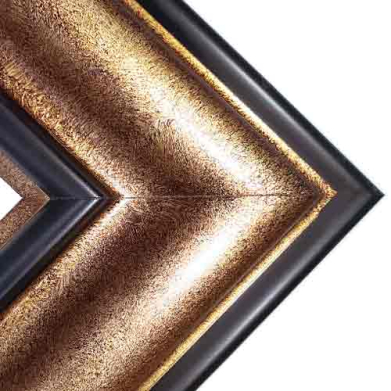Series 83 Dark Gold 5 1/2" wide Museum Frame   FRMTP-83G-16X20