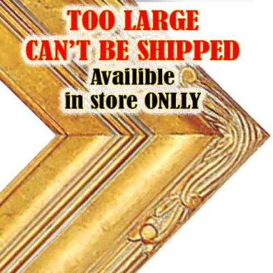 Series 607 Gold Deluxe Museum Frame - IN STORE PICK UP ONLY- CAN NOT SHIP-    FRMTP-607G-30X40