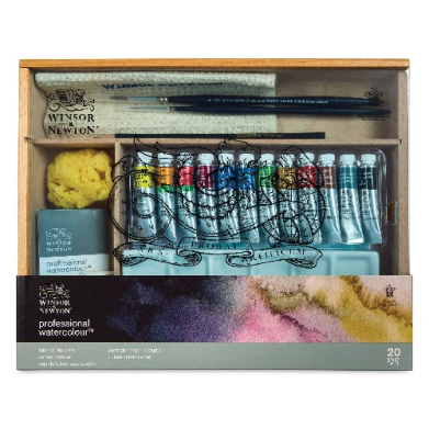 Winsor & Newton Professional Travel Watercolor Tube Studio Case Set 20 pc  WN0190815