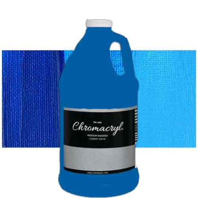 Chromacryl Acrylic Paint  2 Liter (67.7oz)- Neon Blue  CH1424