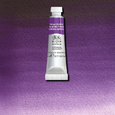 Winsor & Newton Professional Water Colour  (.17oz/5ml)  Tyrian Purple