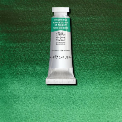 Winsor & Newton Professional Water Colour  (.17oz/5ml) Viridian Hue