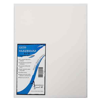American Easel Tempered Gessoed Hardboard Panel 8"x10"  AE0810HBG