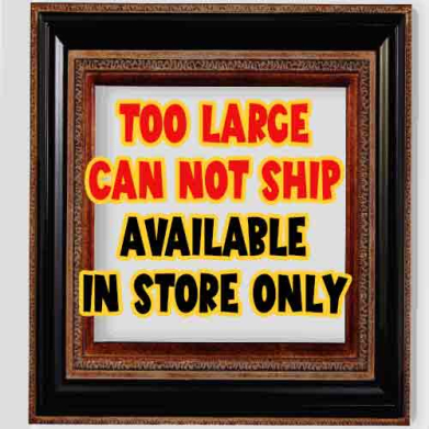 Series 446 Black Antique Gold Gallery Deluxe Frame - IN STORE PICK UP ONLY- CAN NOT SHIP-   FRMTP-446AB-30X40