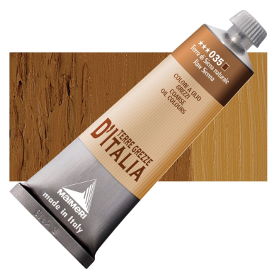 Maimeri Italian Natural Earth Oil Color - Raw Sienna, 60 ml tube