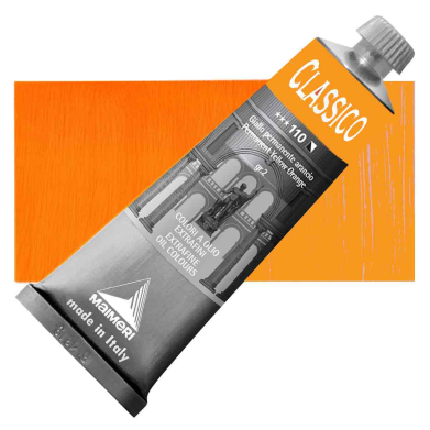 Maimeri Classico Oil Paint 60ml -Permanent Yellow Orange