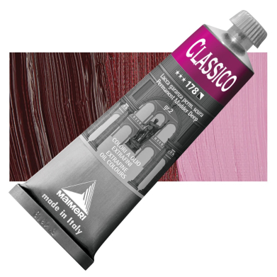 Maimeri Classico Oil Paint 60ml -Permanent Madder Deep