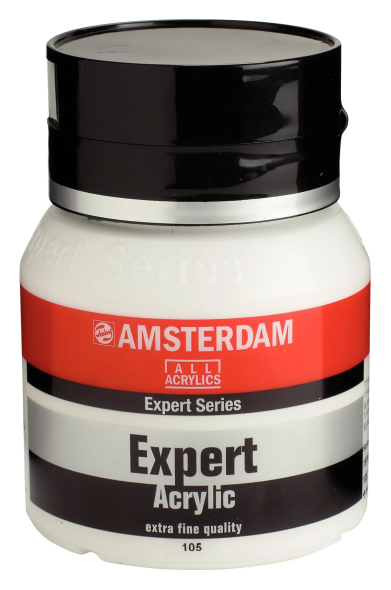 Amsterdam Expert Acrylic 400ML- Titanium White (105)