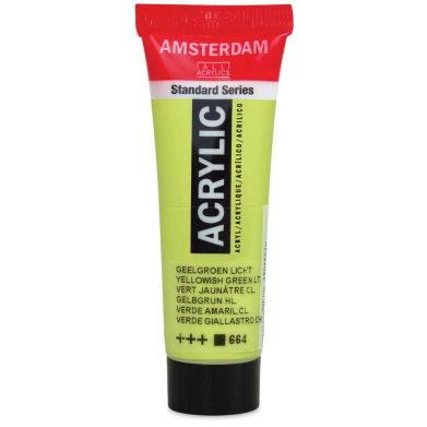 Royal Talens Amsterdam Acrylic Paint - (0.7oz/20ml) Yellowish Green Light RT17046640