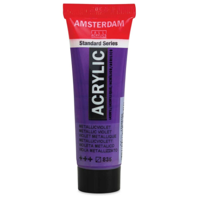 Royal Talens Amsterdam Acrylic Paint - (0.7oz/20ml) Metallic Violet RT17048350