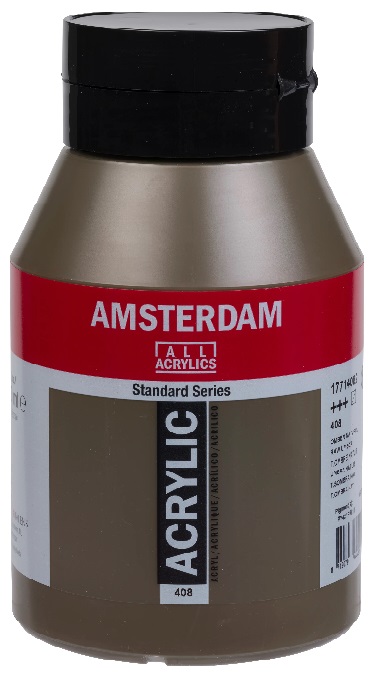 Royal Talens Amsterdam Acrylic Paint - (33.8oz/1000ml) 408 Raw Umber