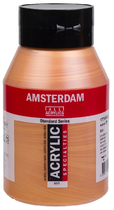 Royal Talens Amsterdam Acrylic Paint - (33.8oz/1000ml) 803 Deep Gold
