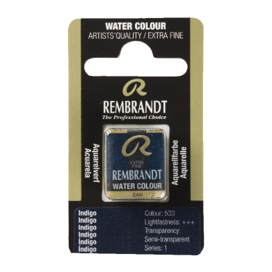 Rembrandt Professional Watercolor Half Pan -533 Indigo