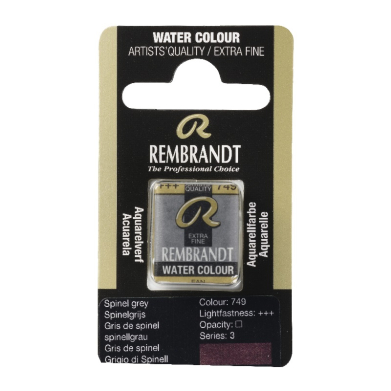 Rembrandt Professional Watercolor Half Pan -749 Spinel Grey