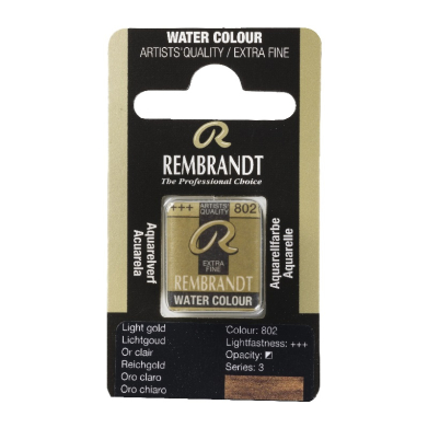 Rembrandt Professional Watercolor Half Pan -602 Gold