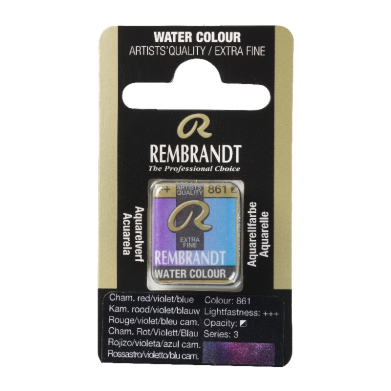 Rembrandt Professional Watercolor Half Pan -861 Chameleon Purple Turquoise