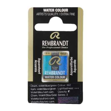Rembrandt Professional Watercolor Half Pan -862 Chameleon Magic Blue