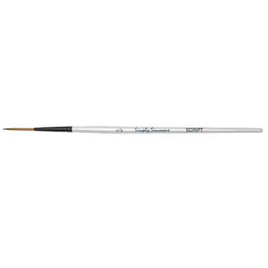 Daler Rowney Simply Simmons Mixed Media Brush - Short Handle, Script Liner, Size 3 DR255050003