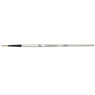 Daler Rowney Simply Simmons Mixed Media Brush - Short Handle, Script Liner, Size 2/0 DR255050098
