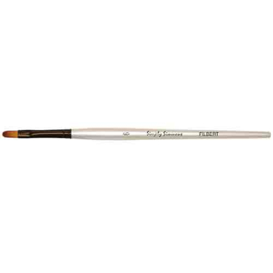 Daler Rowney Simply Simmons Mixed Media Brush - Short Handle, Filbert, Size 6 DR255067006