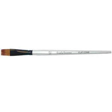 Daler Rowney Simply Simmons Mixed Media Brush - Short Handle, Flat Comb, Size 1/2" DR255075050