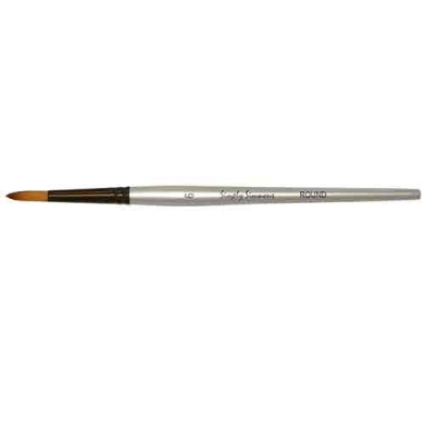 Daler Rowney Simply Simmons Mixed Media Brush - Short Handle, Round, Size 6 DR255085006
