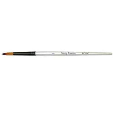Daler Rowney Simply Simmons Mixed Media Brush - Short Handle, Round, Size 8 DR255085008