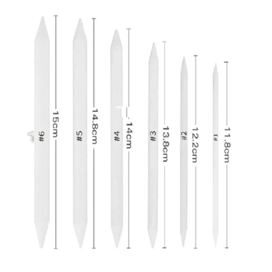 Pacific Arc Blending Stomps Size #1,#2,#3,#4,#5, & #6 - (6 Pack)   PAAST006