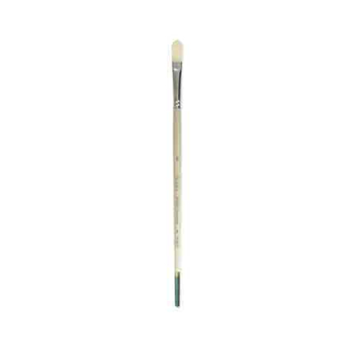 Daler Rowney Robert Simmons Signet Bristle Brush - Filbert, Long Handle, Size 4  DR222142004