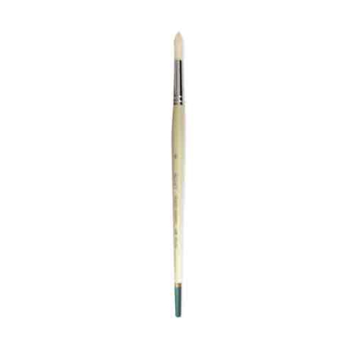 Daler Rowney Robert Simmons Signet Bristle Brush - Round, Long Handle, Size 8  DR222145008