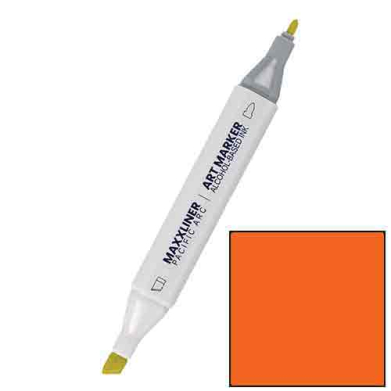 Pacific Arc Maxxliner Dual-tip Alcohol Marker - Orange  MX04-016-527
