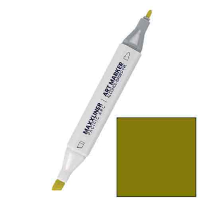 Pacific Arc Maxxliner Dual-tip Alcohol Marker - Olive Green  MX19-028-G28