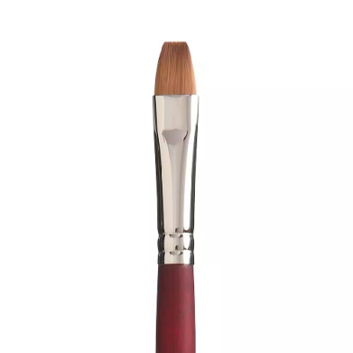 Princeton Velvetouch Series 3900 Synthetic Brush - Long Handle Bright 12   PRN3900B12