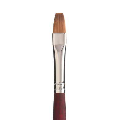 Princeton Velvetouch Series 3900 Synthetic Brush - Long Handle Flat 10   PRN3900F10
