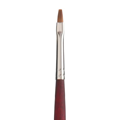 Princeton Heritage Series 4000 Synthetic Sable Brush - Long Handle Bright 2/0   PRN4000B20