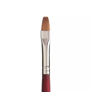 Princeton Velvetouch Series 3900 Synthetic Brush - Long Handle Flat 8   PRN3900F8