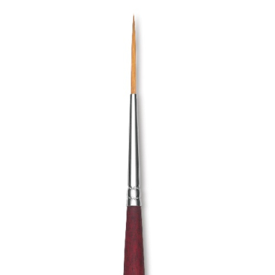 Princeton Velvetouch Series 3900 Synthetic Brush - Long Handle Liner 2   PRN3900L2