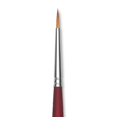 Princeton Velvetouch Series 3900 Synthetic Brush - Long Handle Round 2   PRN3900R2