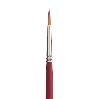 Princeton Velvetouch Series 3900 Synthetic Brush - Long Handle Round 4   PRN3900R4