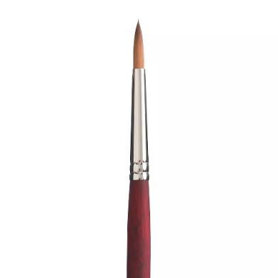 Princeton Velvetouch Series 3900 Synthetic Brush - Long Handle Round 6   PRN3900R6