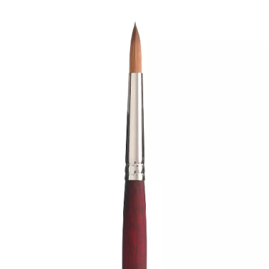 Princeton Velvetouch Series 3900 Synthetic Brush - Long Handle Round 8  PRN3900R8