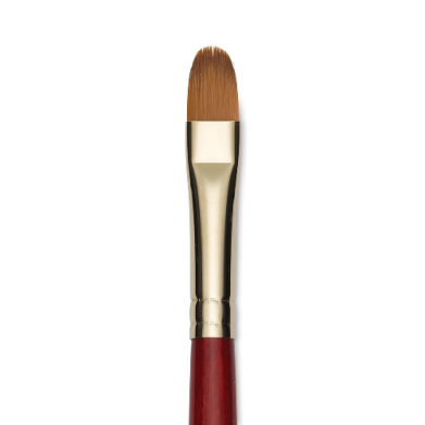 Princeton Heritage Series 4000 Synthetic Sable Brush - Long Handle Filbert 16  PRN4000FB16