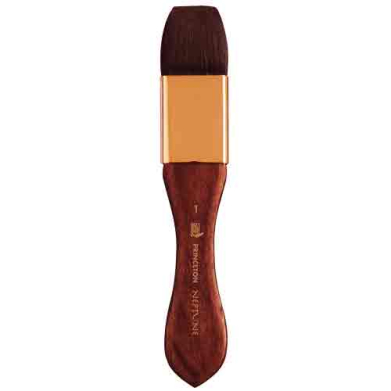 Princeton Neptune Series 4750 Synthetic Squirrel Brush – Short Handle Mottler  1"  PRN4750M100